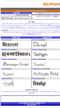 Mobile Screenshot of boldfonts.com